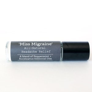 Miss Migraine All-Natural HEADACHE RELIEF Peppermint Eucalyptus image 1