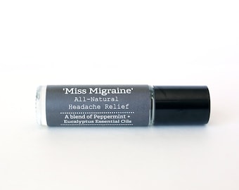 Miss Migraine All-Natural HEADACHE RELIEF (Peppermint + Eucalyptus)