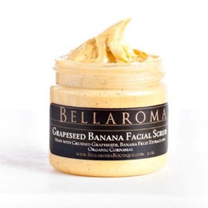 Grapeseed Banana FACIAL SCRUB- As Seen at the Primetime Emmy Awards