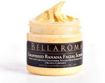 Grapeseed Banana FACIAL SCRUB- As Seen at the Primetime Emmy Awards
