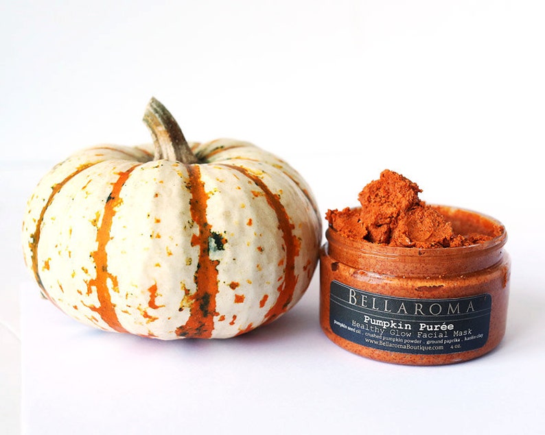 Pumpkin Purée Healthy Glow FACIAL MASK Exclusively Handmade Etsy