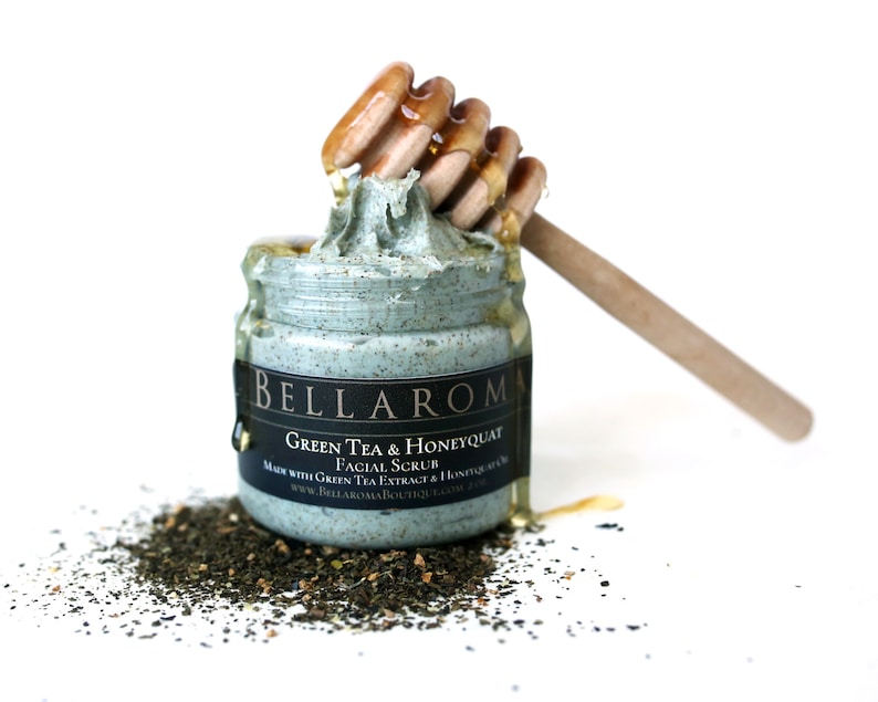 Green Tea Honey FACIAL SCRUB Etsy