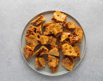 Caramelo de esponja, caramelo de panal, toffee