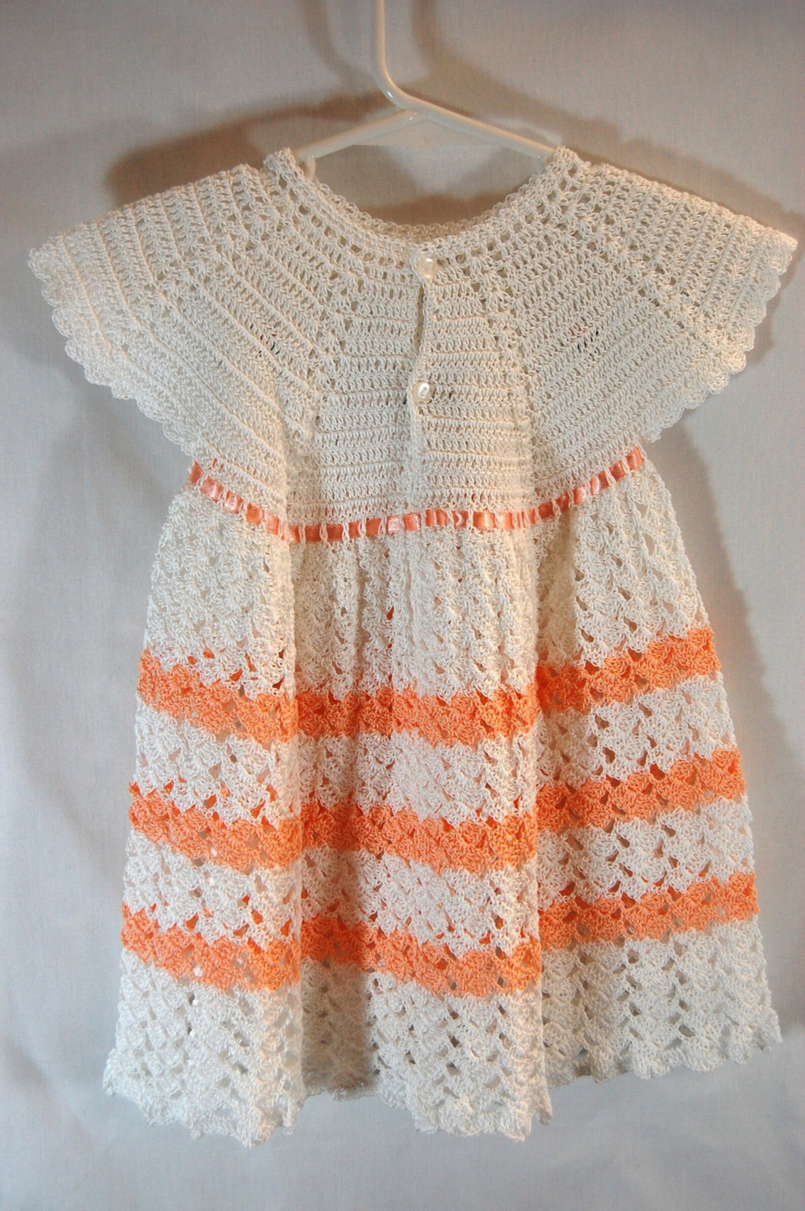 SALE Handmade Crochet Girl's Dress Etsy