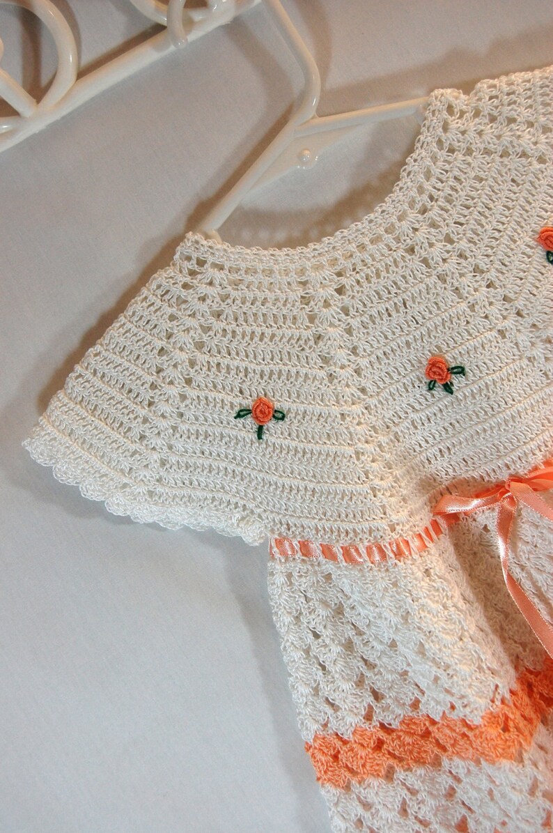 SALE Handmade Crochet Girl's Dress Etsy
