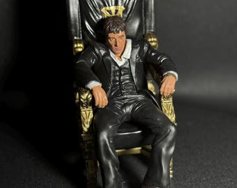 Handmade Tony Montana Resin Figure – Scarface Collectible (17cm)