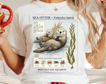 The Life Of A Showgirl Shirt, Vintage Replica Otter Shirt, Sea Otter Sweatshirt, Monterey Bay Aquarium Tee, Comfort Colors Shirt, Gift Idea