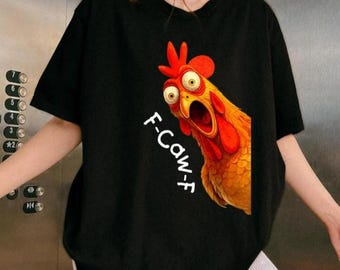 FCAWF Chicken Unisex Shirt, Comfort Colors Shirt, F-Caw-F Chicken Sweatshirt, Funny Sassy Raven Lover Gift, Raven Tee, Nature-Inspired