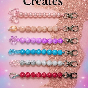 Dilation Beads Set – OB/GYN Nurse Gift – Colorful Cervical Dilation Keychain for Education or Humor