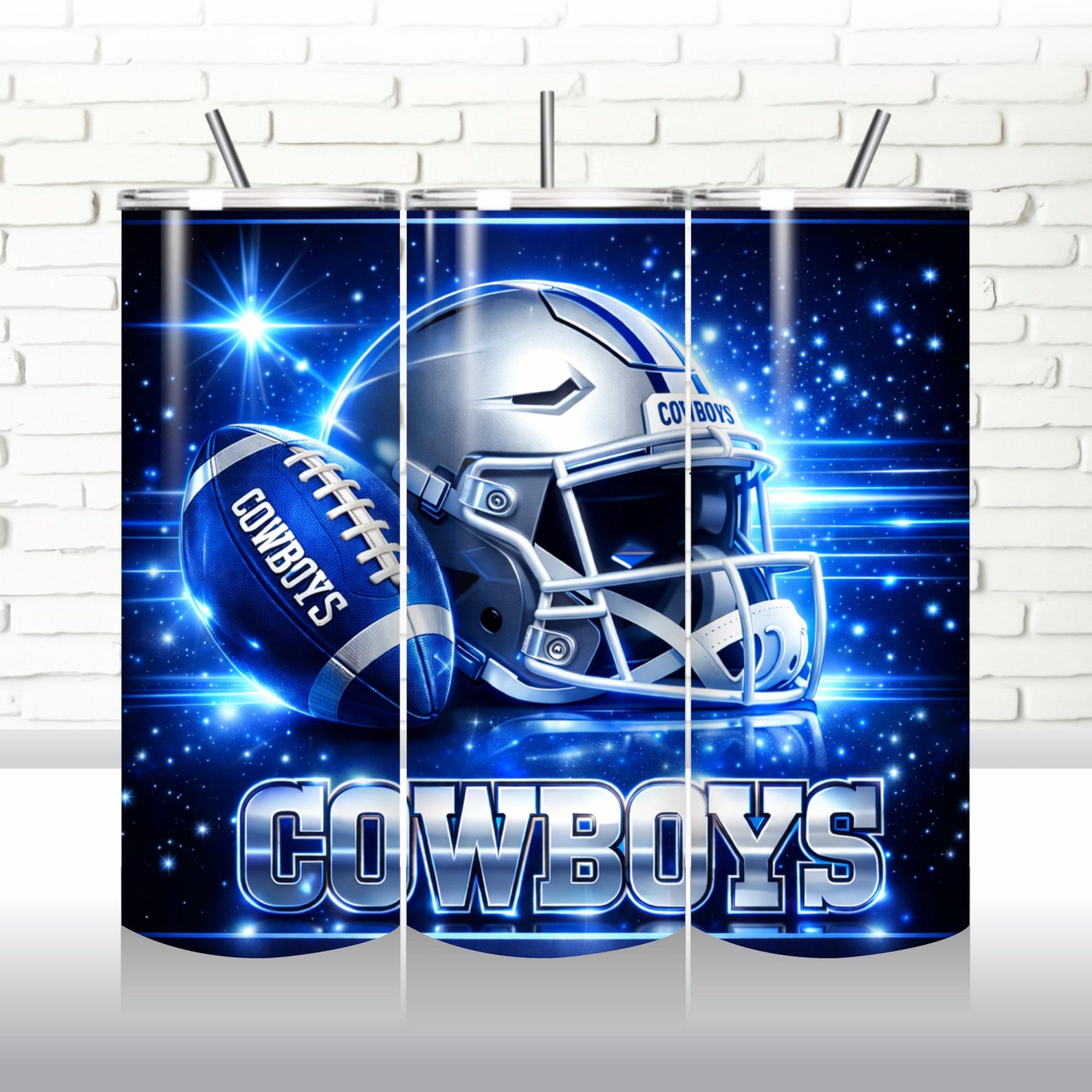 Cowboys Mascot 20oz Tumbler Wrap, Sport Sublimation Design (PNG Digital ...