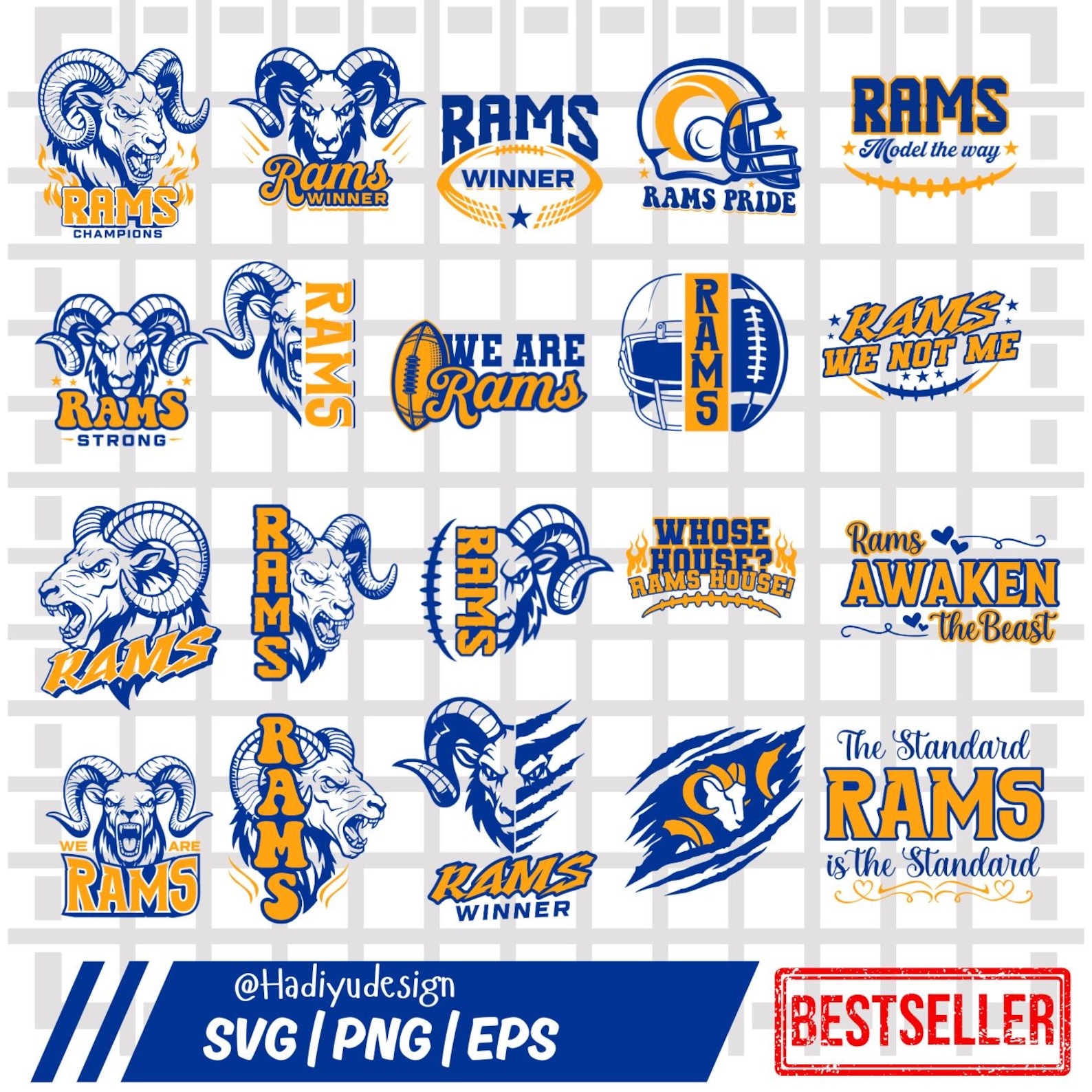 Only Rams Sticker Svg 20 File,rams Svg,rams Png,rams Bundle,rams Football,football Team,love ...