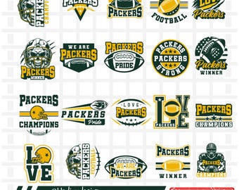 パッカーズ SVG PNG 20 バンドル、カットファイル Cricut、パッカーズのシルエット、パッカーズの応援、パッカーズ ネイション、パッカーズのプライド、私たちはパッカーズ、パッカーズの EPS