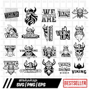 Wikinger SVG, 20 Wikinger SVG Bundle, Wikinger SVG Cricut, Cutfile, Wikinger Schule Maskottchen, Wikinger Fußball, Pompom, Basketball, Football, PNG