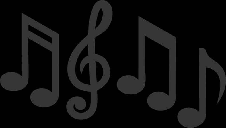 Music Notes Svg, Music Notes Split Svg, Music Notes Png, Music Notes ...