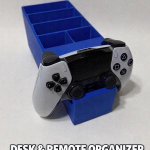 PS5 Controller Stand & Remote Holder | PlayStation Controller Holder | Gaming Desk Organizer | Controller Dock