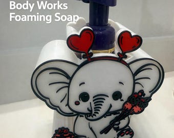 Elephant Foaming Soap Holder | Fits Bath & Body Works Bottles, Bathroom Decor
