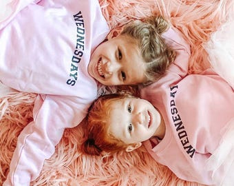 We Wear Pink Wednesdays Sweatshirt: Funny 90s Movie Shirt