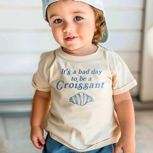 Bad Day for Croissants Tee Bad Day for Croissants Tee The Wishing Elephant tee The Wishing Elephant