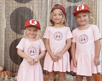 Rockford Peaches Costume Dress: Girls' Baseball Halloween Outfit