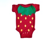 Strawberry Kids Costume, Food Bodysuit Halloween Costume