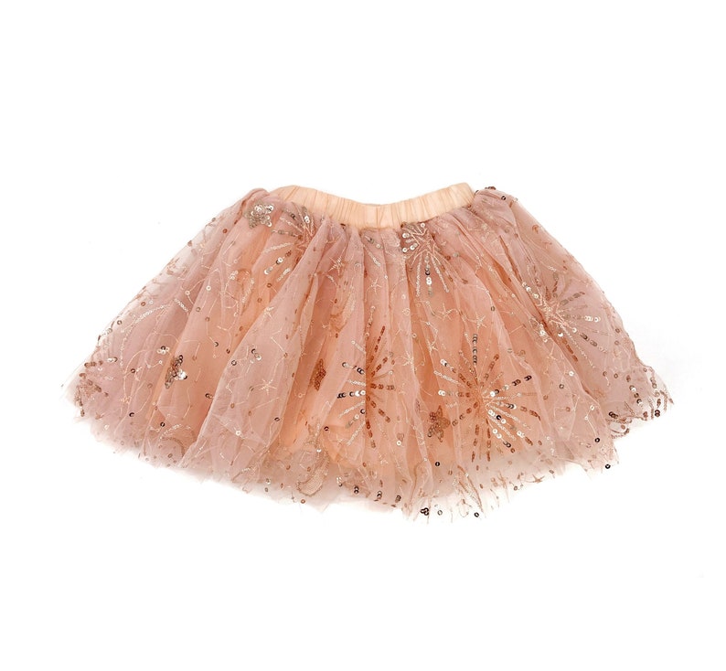 Glenda The Good Witch Tutu, Pink Stars, girls skirt, witch costume, dress up clothes, glitter skirt, halloween accessory, pink tutu image 3