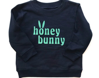 Navy & Seafoam Honey Bunny Sweatshirt