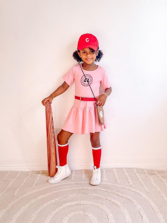 A League of Their Own Pink Dress Rockford Peaches Cosplay Costume