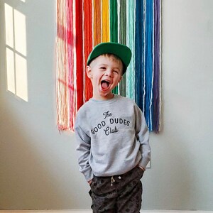 the good dudes club sweatshirt, toddler boy clothes, gifts for boys, graphic tees, kids gifts under 50