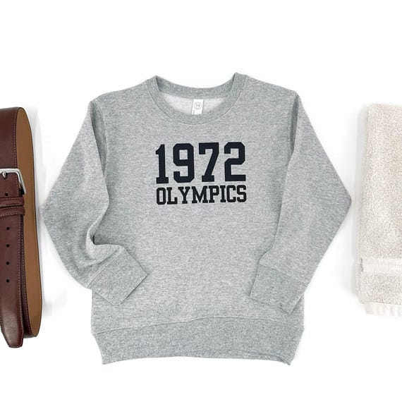 Trunchbull 1972 Olympics sweatshirt, kids Halloween costume, warm costume, literary costume, easy Halloween, evergreen sweatshirt