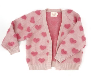 Pink Hearts Cardigan