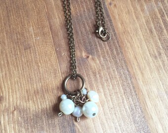 Freshwater Pearl Charm Necklace