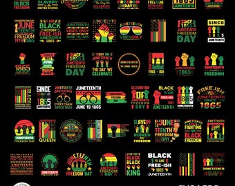 Juneteenth SVG PNG Bundle: Black King Nutrition, Sublimation Designs
