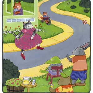 Ruby Dancing - giclée print from children&#39;s book What Can You Do with an Old Red Shoe? by Anna Alter