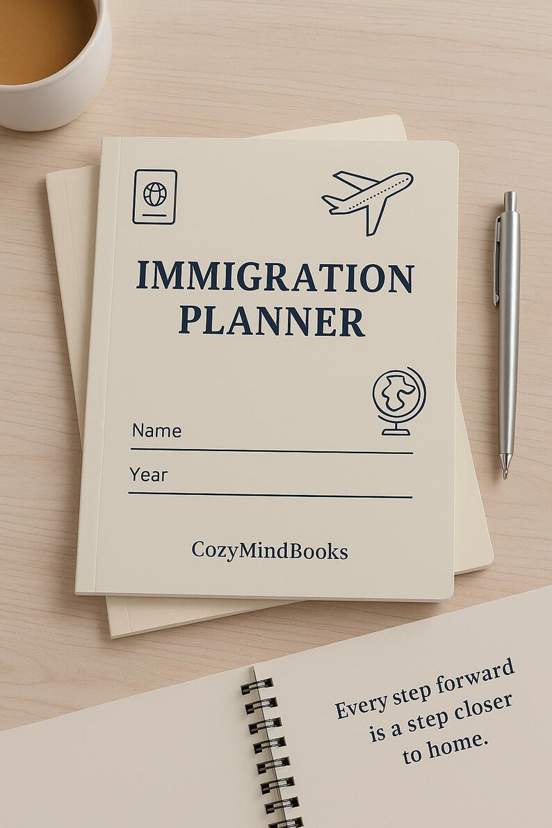 Immigration Folder Immigration Planner | Digital and Printable Organizer for Moving Abroad ...