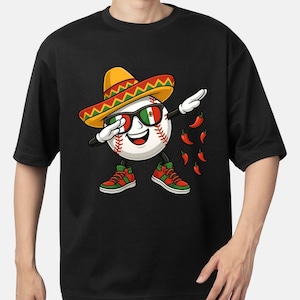 Dabbing Sombrero Tacos de Béisbol PNG / Divertido Cinco de Mayo Diseño para Niños / Descarga Digital