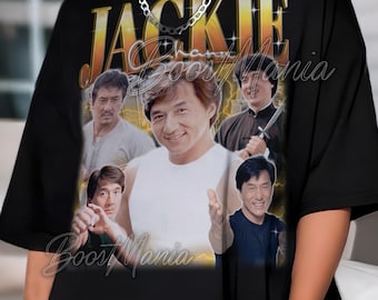 ジャッキー・チェンの海賊版シャツ、ヴィンテージアクションスター
