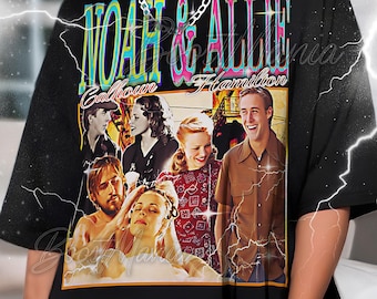 NOAH CALHOUN Bootleg Shirt, Allie Hamilton Retro Tees, Notebook Duo T-Shirt, Romance Longsleeve, Noah Calhoun Vintage Sweater #saf