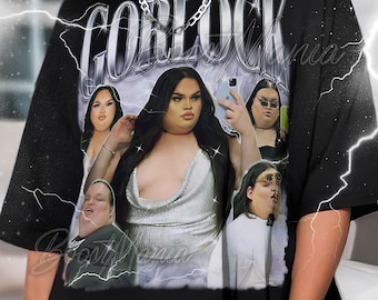 Koszulka GORLOCK The Destroyer Bootleg, koszulki retro Ali C. Lopez, koszulka z gwiazdą memów, długi rękaw z internetu, sweter Gorlock Vintage #saf