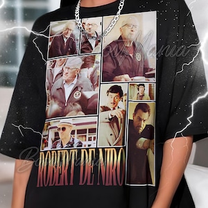 ROBERT DE NIRO Bootleg Shirt, Robert De Niro Retro Tees, Mob Legend T-Shirt, Crime Longsleeve, Robert De Niro Vintage Sweater #saf