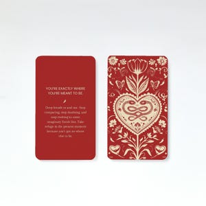 Daily Oracle & Affirmation Cards For a Growth Mindset | Mindful Cards | Mindset Cards | Self Love | Motivation| Empowerment | Manifestation|