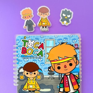 Dream Family House, Dollhouse, Dress up, Hook and Loop tape toca boca