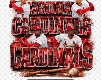 Cardinals honkbal digitale download Cardinals png honkbal png aangepaste schoolmascotte png mascotte png schoolmascotte digitale download