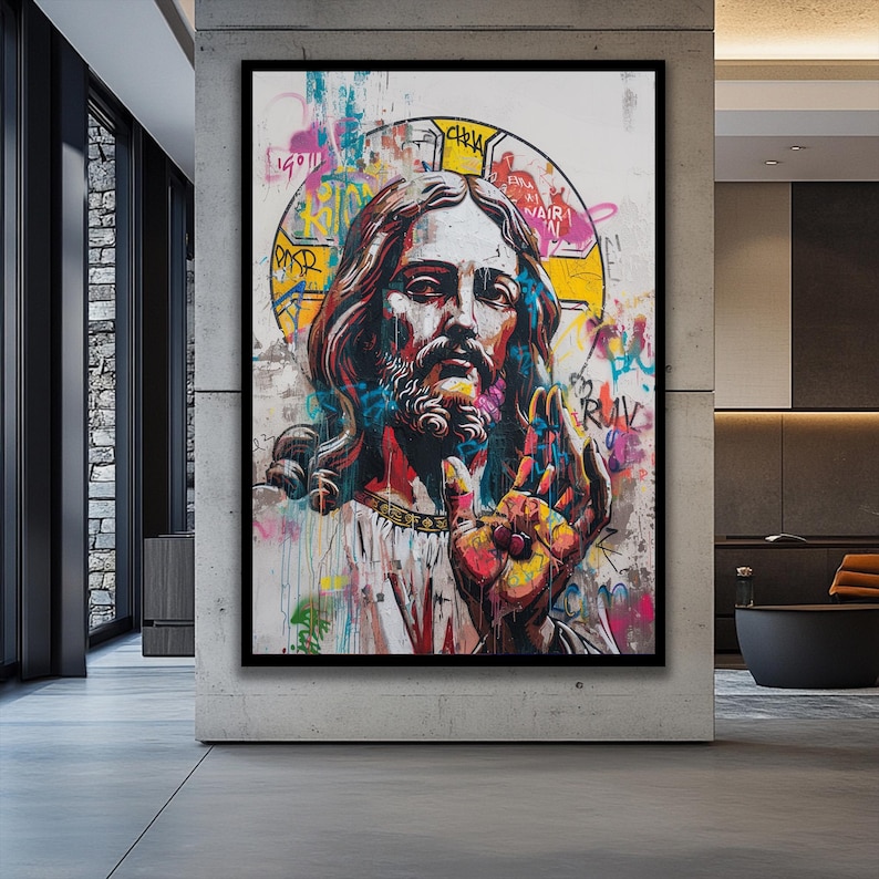 Jesus Christ Canvas Art – Religious Home Decor, Christian Print - Etsy