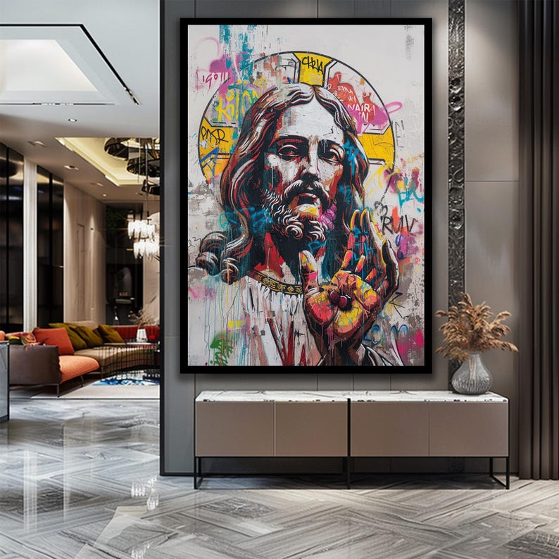 Jesus Christ Canvas Art – Religious Home Decor, Christian Print - Etsy