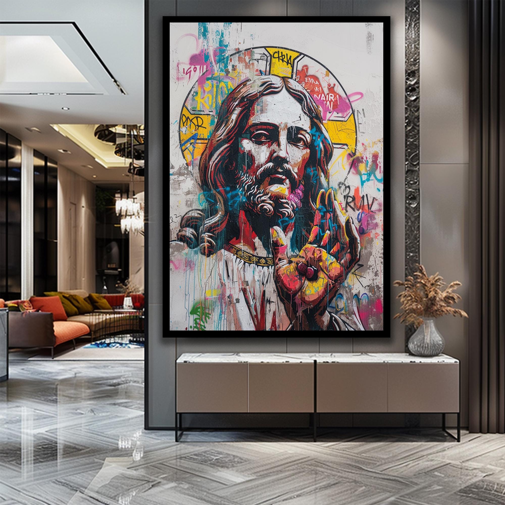 Jesus Christ Canvas Art – Religious Home Decor, Christian Print - Etsy