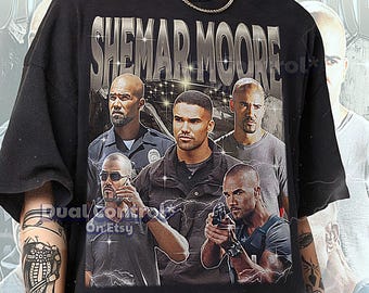 SHEMAR MOORE Bootleg Shirt, Shemar Moore Retro Tees, TV Icon T-Shirt, Drama Longsleeve, Shemar Moore Vintage Sweater #saf