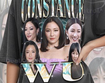 Constance Wu Shirt, 90s Vintage Retro Bootleg Constance Wu T-Shirt, Hollywood Actress Graphic Tee, Award Winning Star Fan Shirt, #tpc