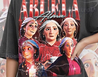 Abuela Alma Encanto Shirt, Abuela Alma 90s Vintage Retro Bootleg Shirt, Family Legend Graphic Tee, Magical Grandmother Fan Gift, #saf