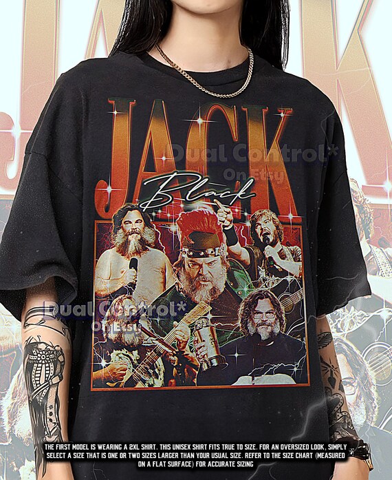 JACK BLACK Bootleg Shirt, Jack Black Retro Tees, Comedy Legend T