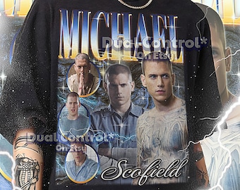MICHAEL SCOFIELD Vintage Shirt, Michael Scofield Retro 90s Tshirt, Michael Bootleg Tee, Michael Scofield Sweater #saf